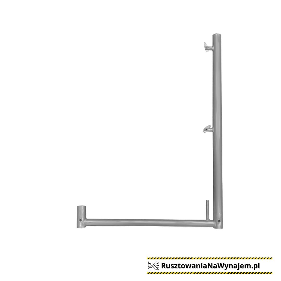 SŁUPEK PORĘCZY Z ZABEZPIECZENIEM TYP L - Lublin - Rusztowania Na Wynajem
