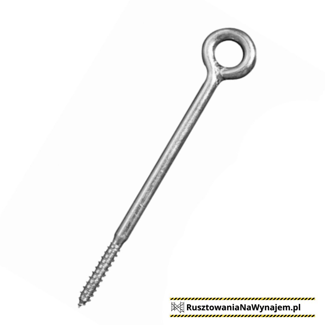 ŚRUBA DO KOTWIENIA Z UCHEM wymiar 280 mm oraz 450 mm - Lublin - Rusztowania Na Wynajem