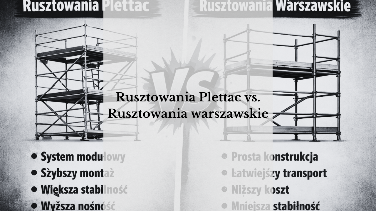 Rusztowania Plettac vs. Rusztowania warszawskie