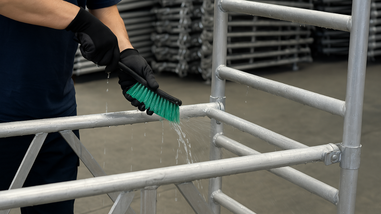 Czyszczenie i konserwacja rusztowania aluminiowego – klucz do długowieczności i bezpiecznego użytkowania